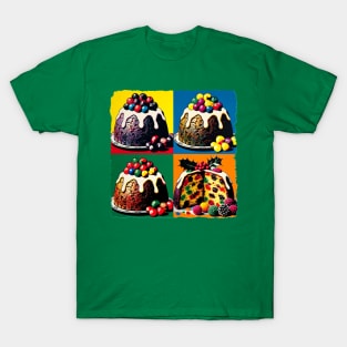 Pudding Pop: A Festive Explosion of Color - Christmas Pudding T-Shirt